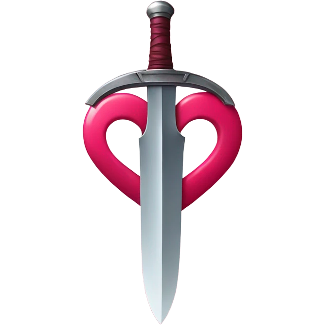 Sword in the heart  emoji
