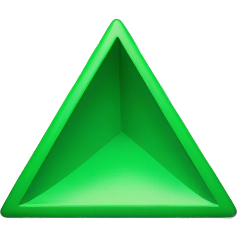 Green triangle  emoji