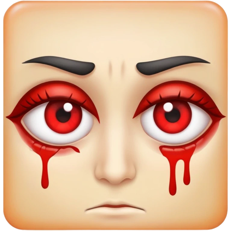 tired eyes emoji