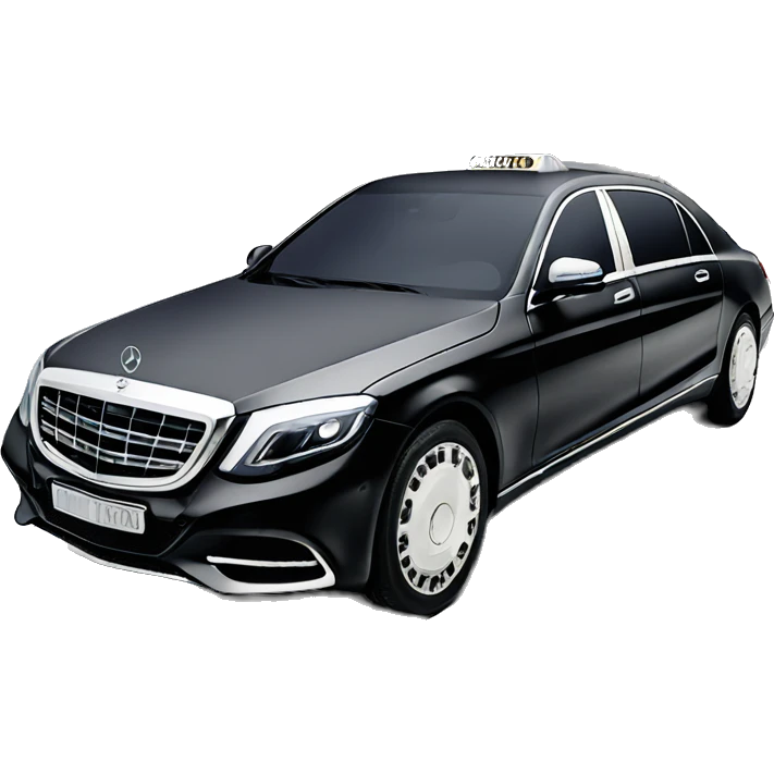 1. business taxi mercedes maybach emoji