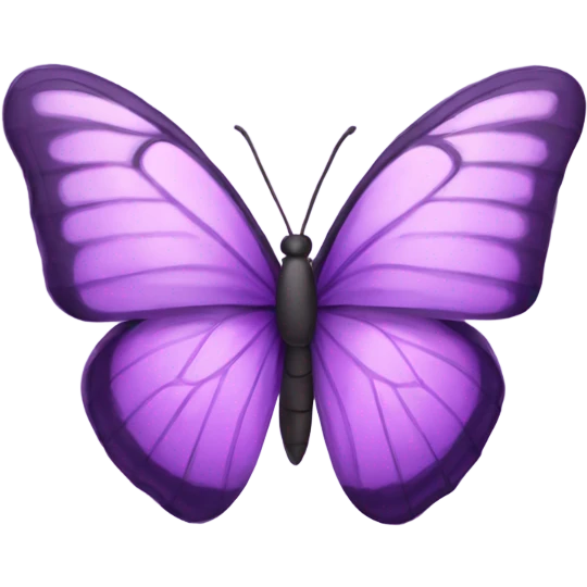 purple butterfly  emoji