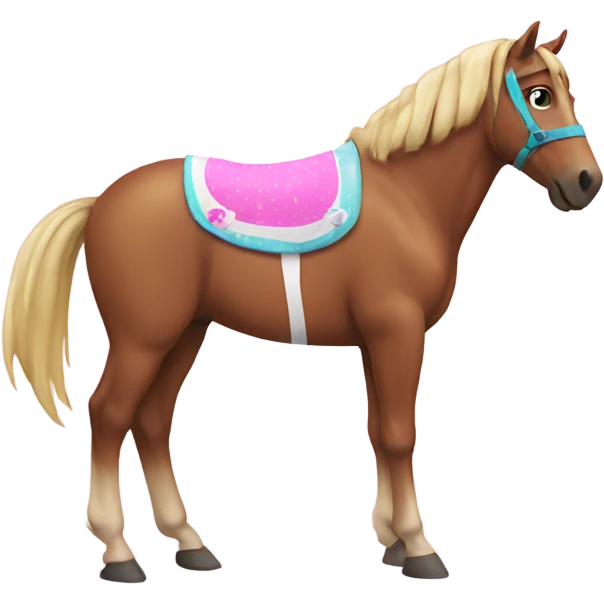 Horse wearing a bikini emoji