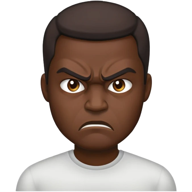 черного отвратительного эфиопа emoji