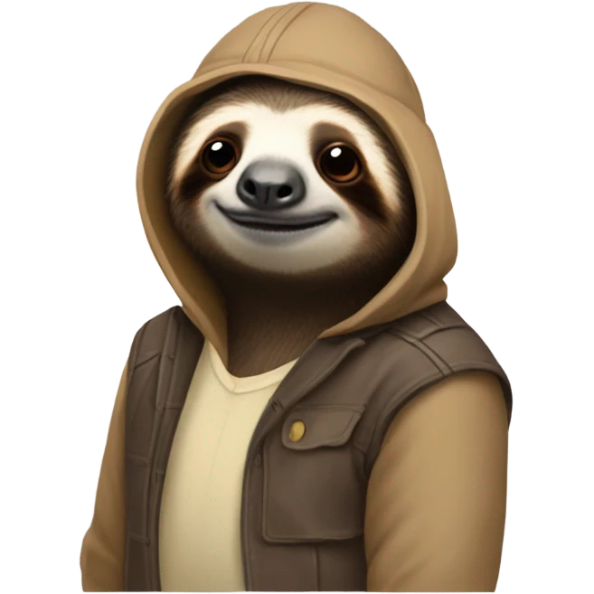 Sloth thinking I love Maddy dressed as Chappell roan emoji