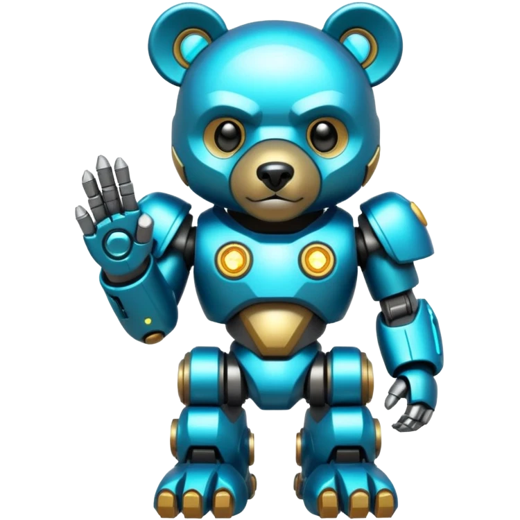 glitter mech bear cian cyberpunk emoji