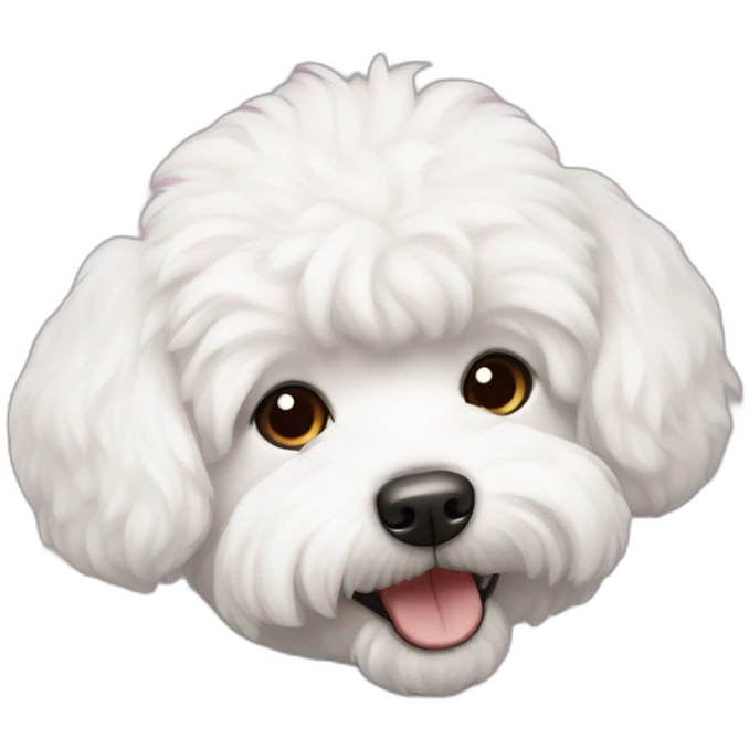 Bichon maltés perro emoji