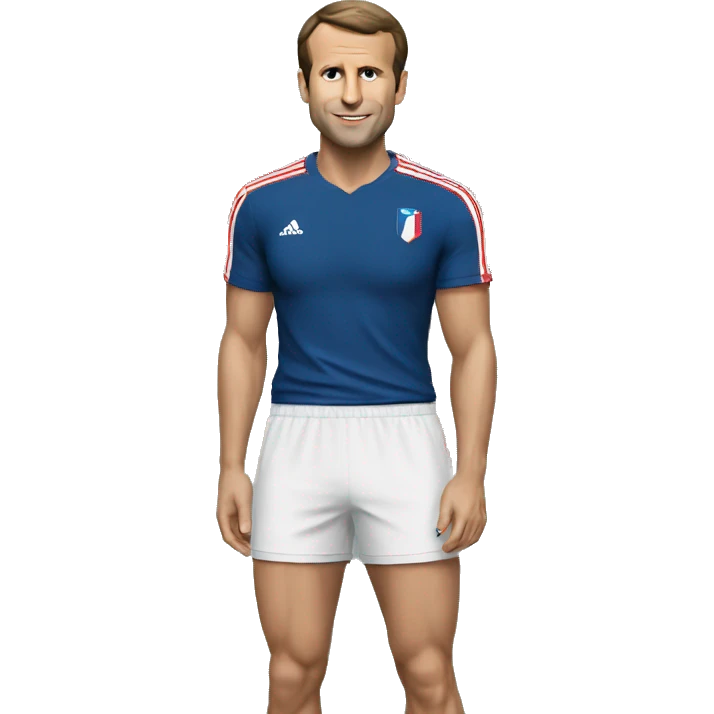 Macron en Shorts  emoji