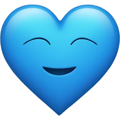 blue heart emoji