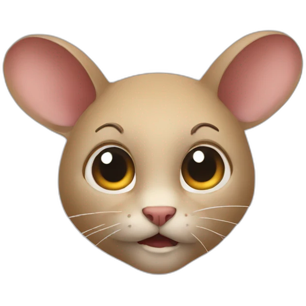 Chat qui souris emoji
