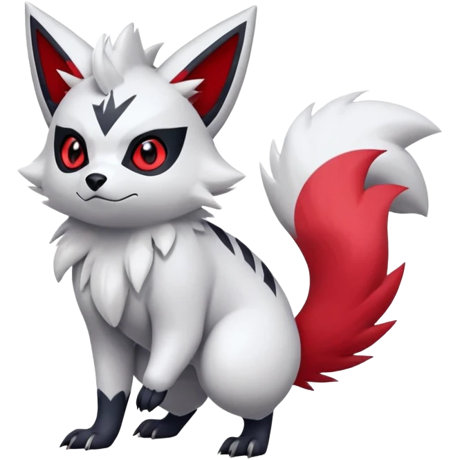 Zangoose-Zorua-hybrid (full body) emoji