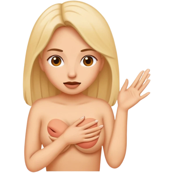 Vagina rubbing emoji