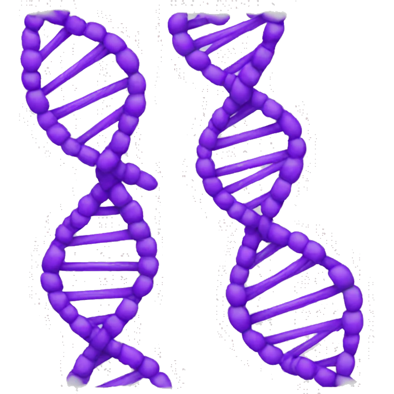 dna helix purple emoji
