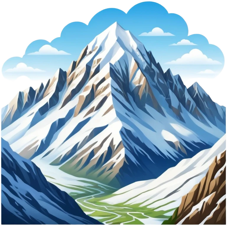 Caucasus mountains representing Dagestan emoji