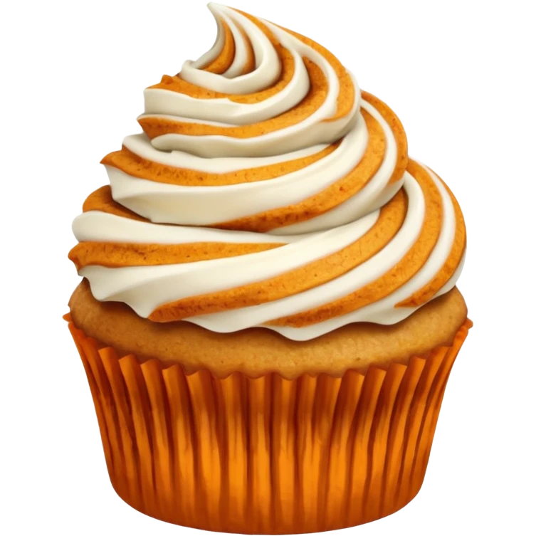 Pumpkin Spice Swirl Cupcakes emoji