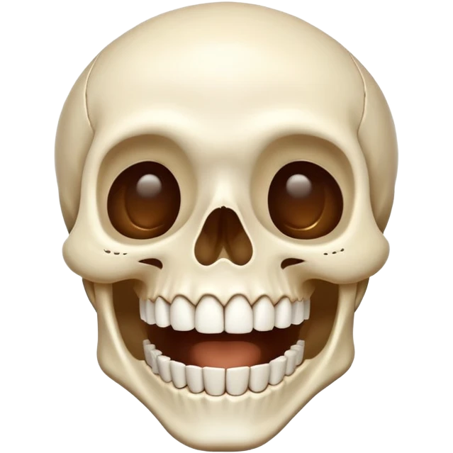 a laughing skeleton emoji