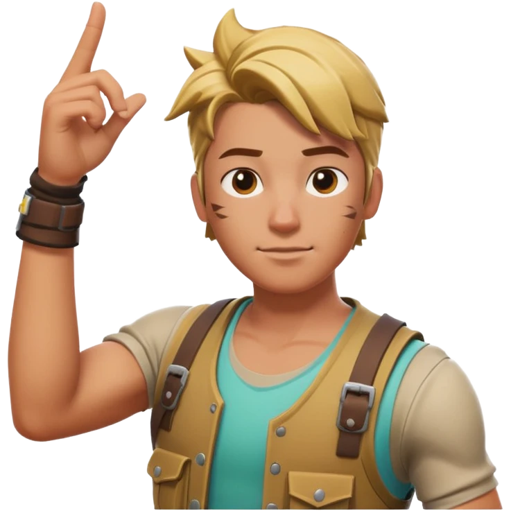 Jonesy from Fortnite throwing it back emoji