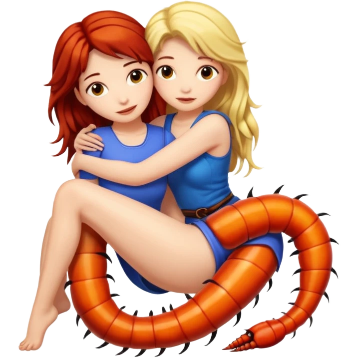 lesbian centipede emoji