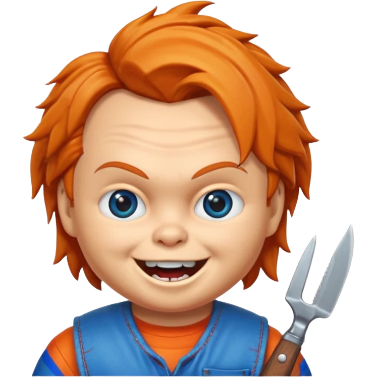 Un emojin de chuky emoji
