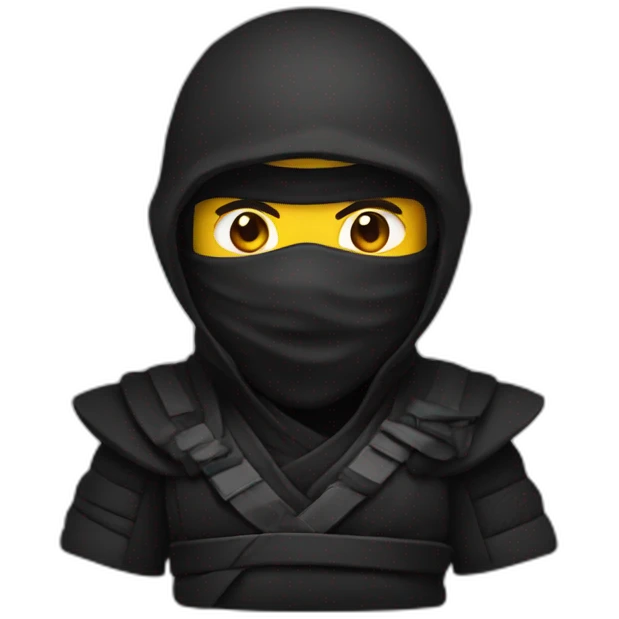Ninja black emoji