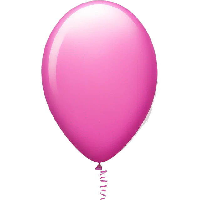 Pink birthday balloon emoji
