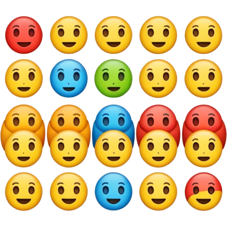 emojis que se referem a evolução física, emoji