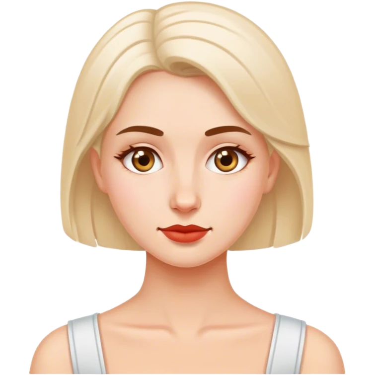 traditional polish european woman simple emoji