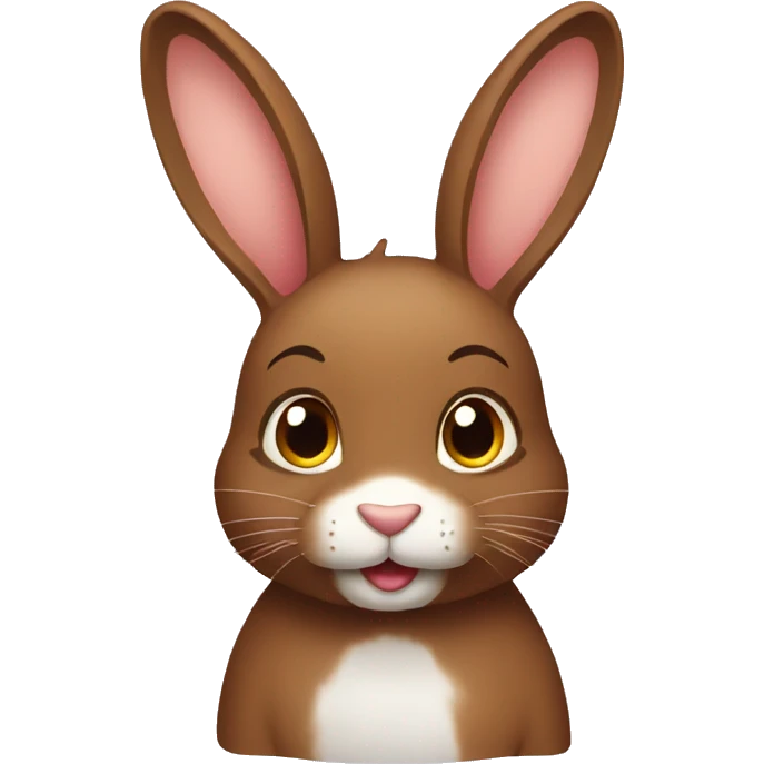 Brown bunny emoji