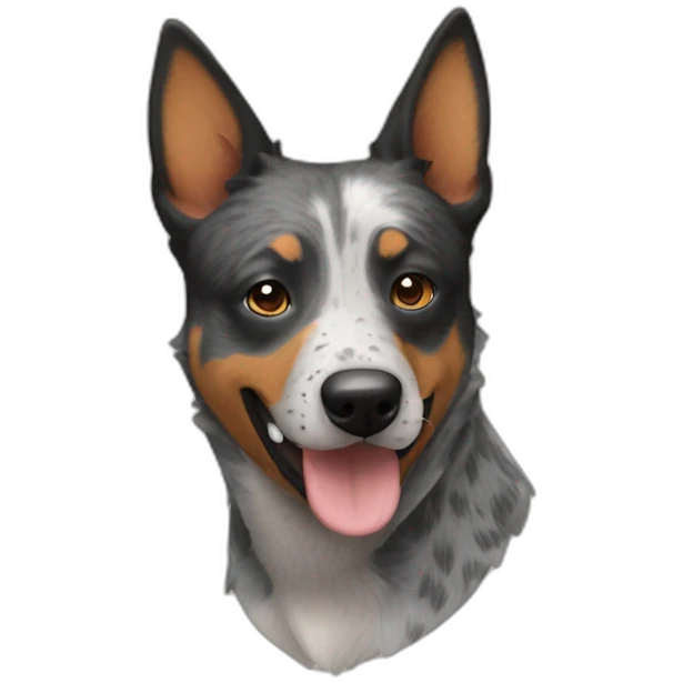 australian cattle dog emoji