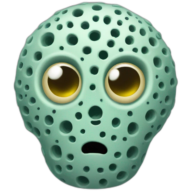 Trypophobia squidward emoji