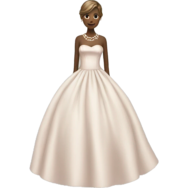 Elegant dress emoji