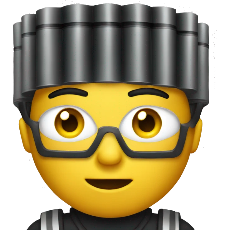 person dressed up as a battery thats on low emoji
