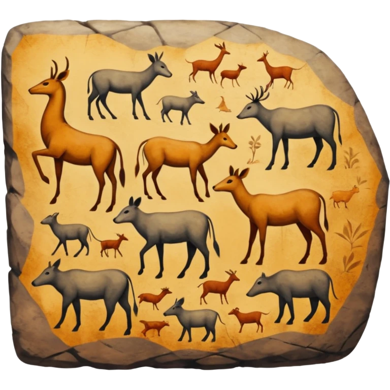old civilization Cave Painting  emoji