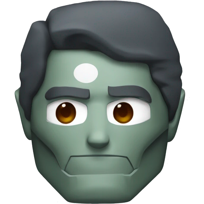 half iron man half doctor doom emoji