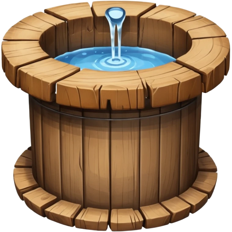 wooden well emoji