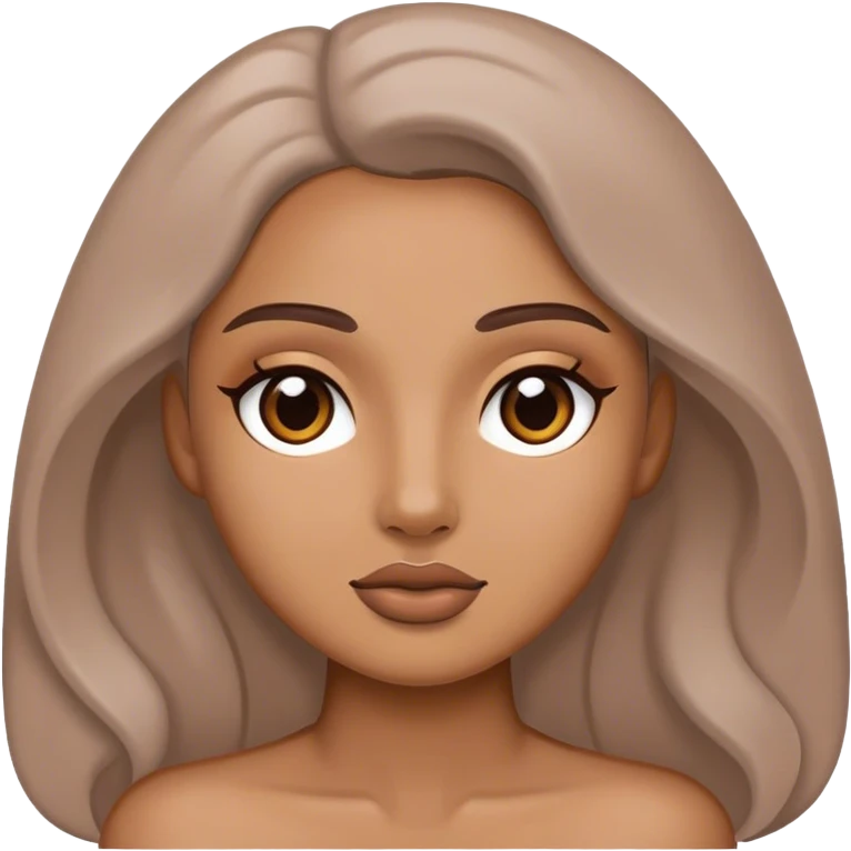 Taupe contouring product emoji