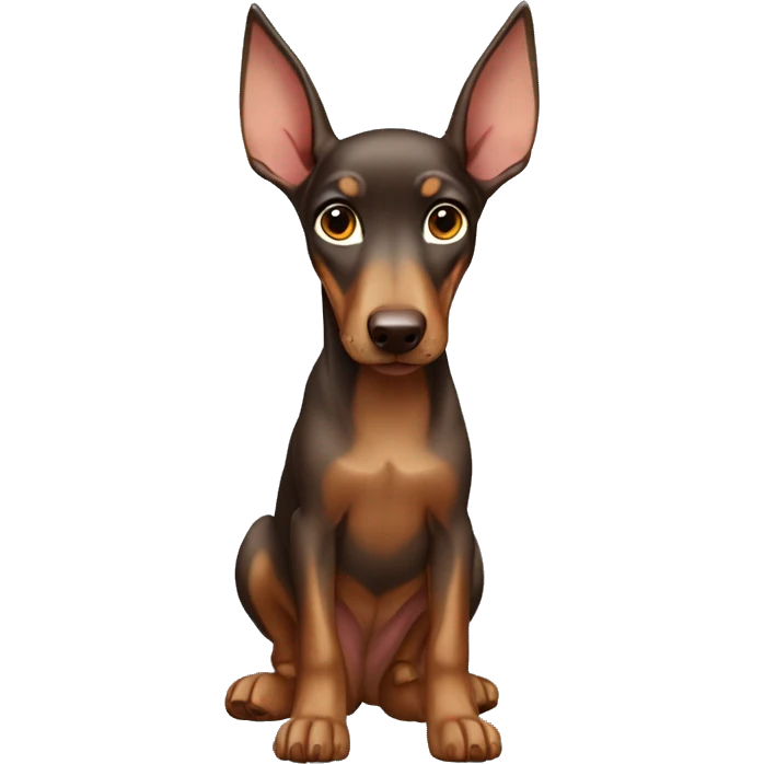 fawn doberman emoji