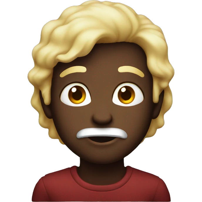 dark red emoji