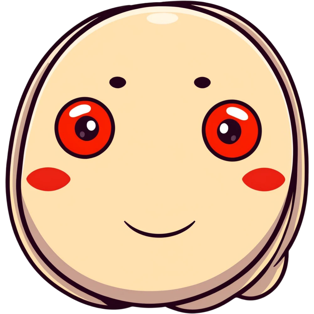 A goofy face with heavy droopy eyelids, red eyes, and a lazy smile - stoned high expression emoji