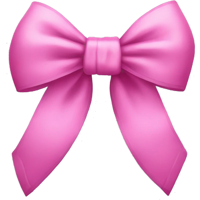 Coquette bow emoji