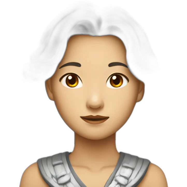 一个漂亮的中国女孩 emoji
