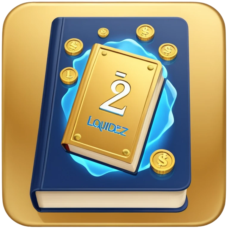 genera un libro que en la portada diga " liquidez" y la foto sea de trading emoji