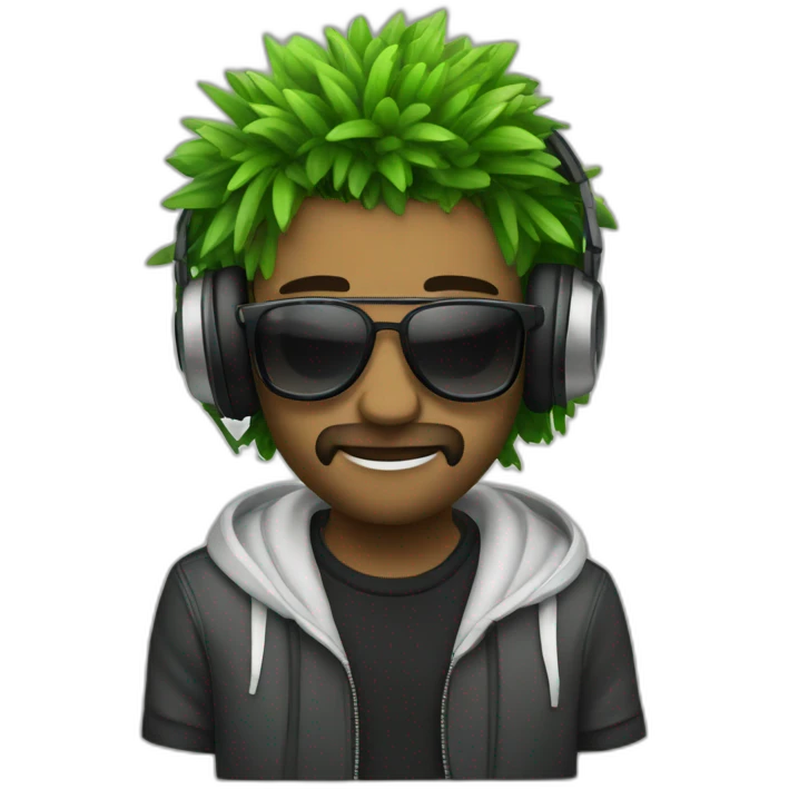 dj grass emoji