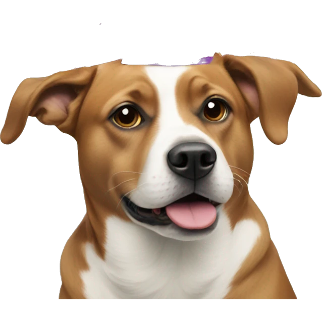 Two dogs in party hats emoji