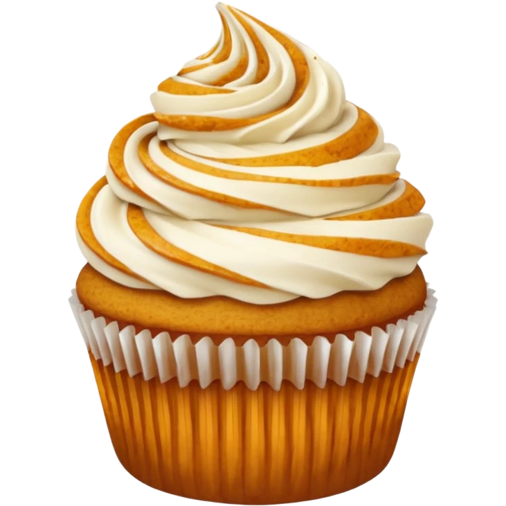 Pumpkin Spice Swirl Cupcakes emoji