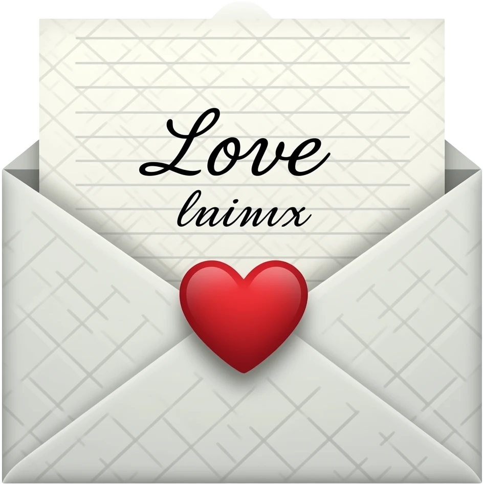 love letter emoji
