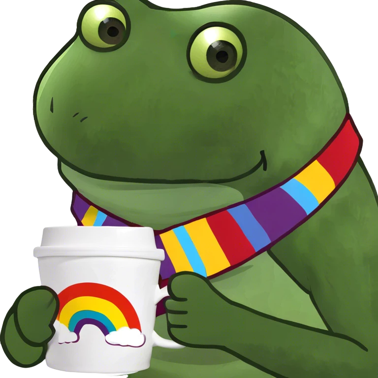 Gay coffee emoji