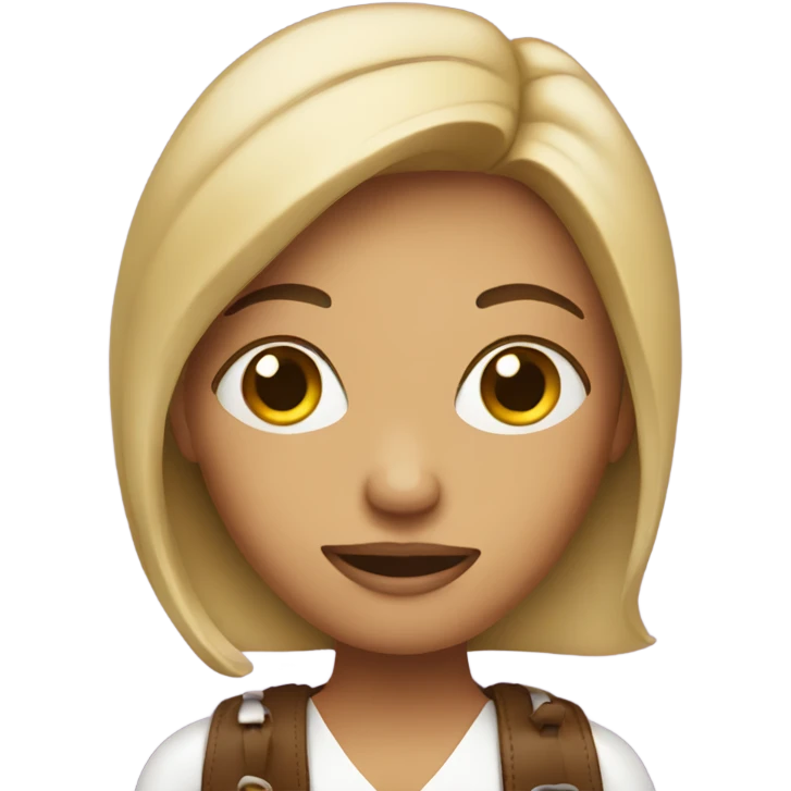 Woman with handbag emoji