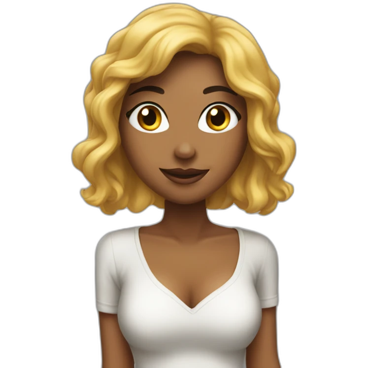 Sexywoman playing by herself emoji
