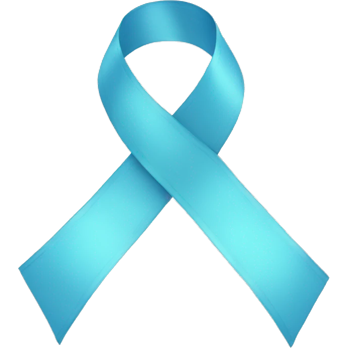 very light blue ribbon emoji
