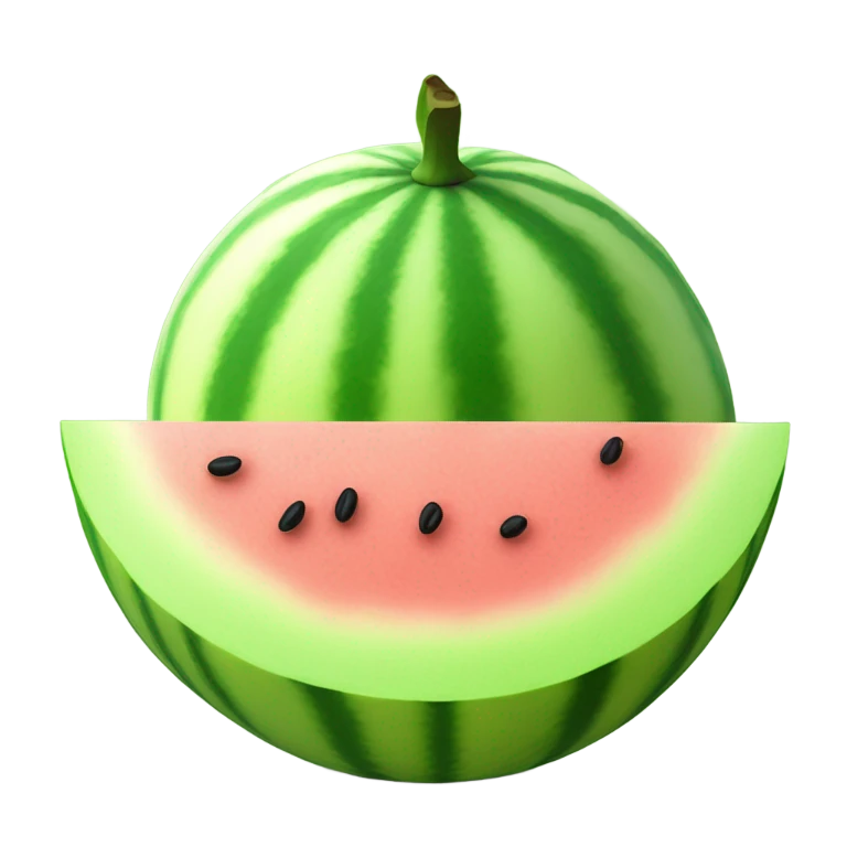 3d melon emoji
